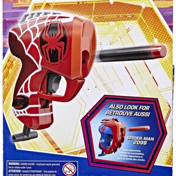 NEW| Nerf Spider-Man: Across The Spider-Verse, Miles Morales Dart Blaster - Picture 3 of 4